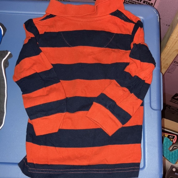 Greendog 24mo navy pants w/ tan belt and orange/blue long sleeve T. Plus bonus - Picture 9 of 9